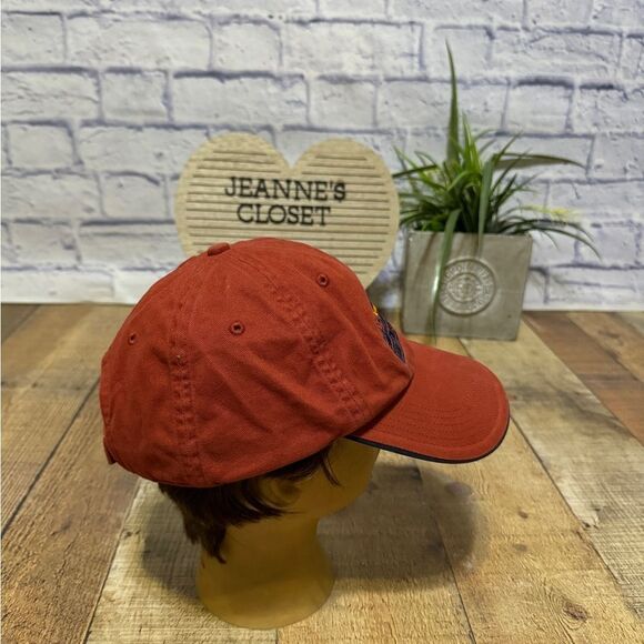 Columbia Off Shore Adventures Strapback Hat Burnt Orange Embroidered One Size - Picture 2 of 9